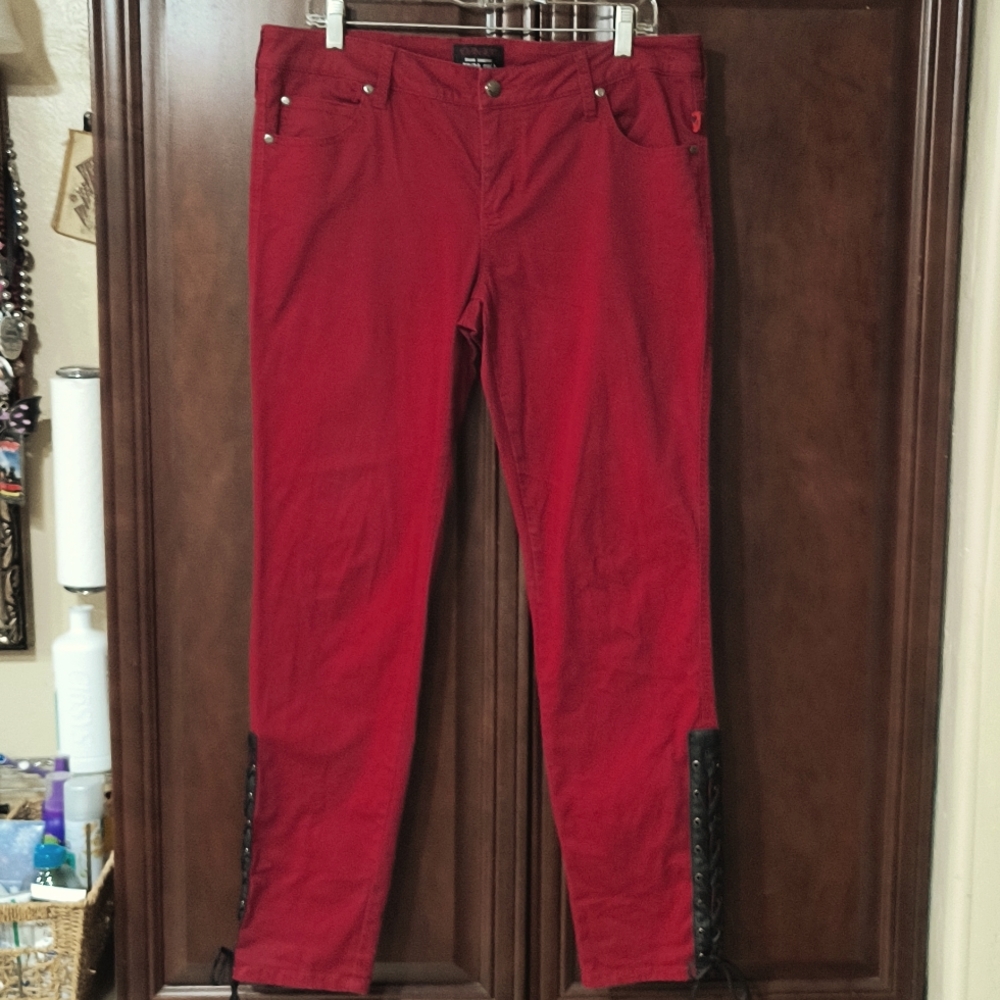 Joan Jett Blackheart Tripp NYC Red pants
